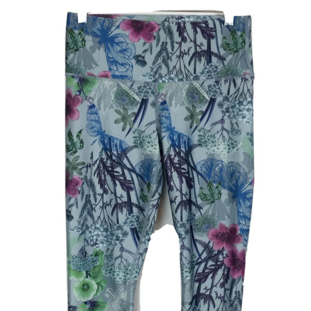 Playground Yoga Fitness MEDIUM Leggings Dragon Fly